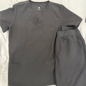 Black Scrub Set